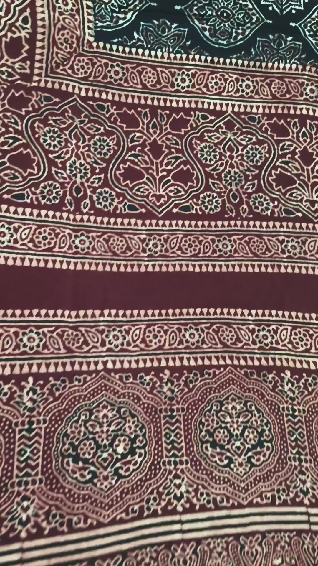 Ajrak Silk Dupatta