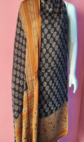 Silk Mustard and Black Shirt Dupatta ♥️