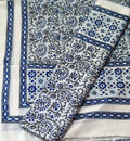 Block print Shirt Dupatta soft Cotton