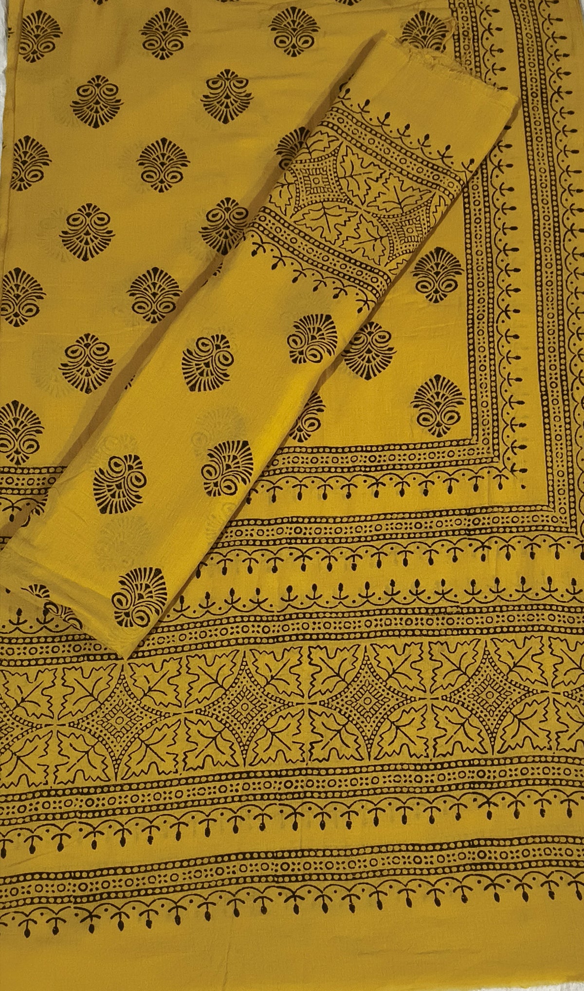 Yellow Lawn Shirt Dupatta